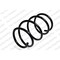 Lesjofors Coil Spring, 4008444 4008444 - alternate 1